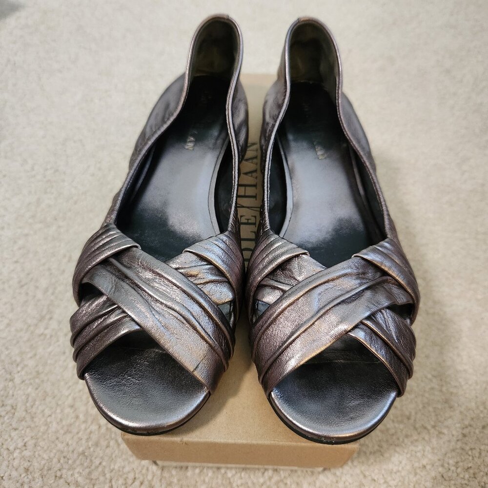 Cole Haan Women's 8 Metallic Ballet Flats
